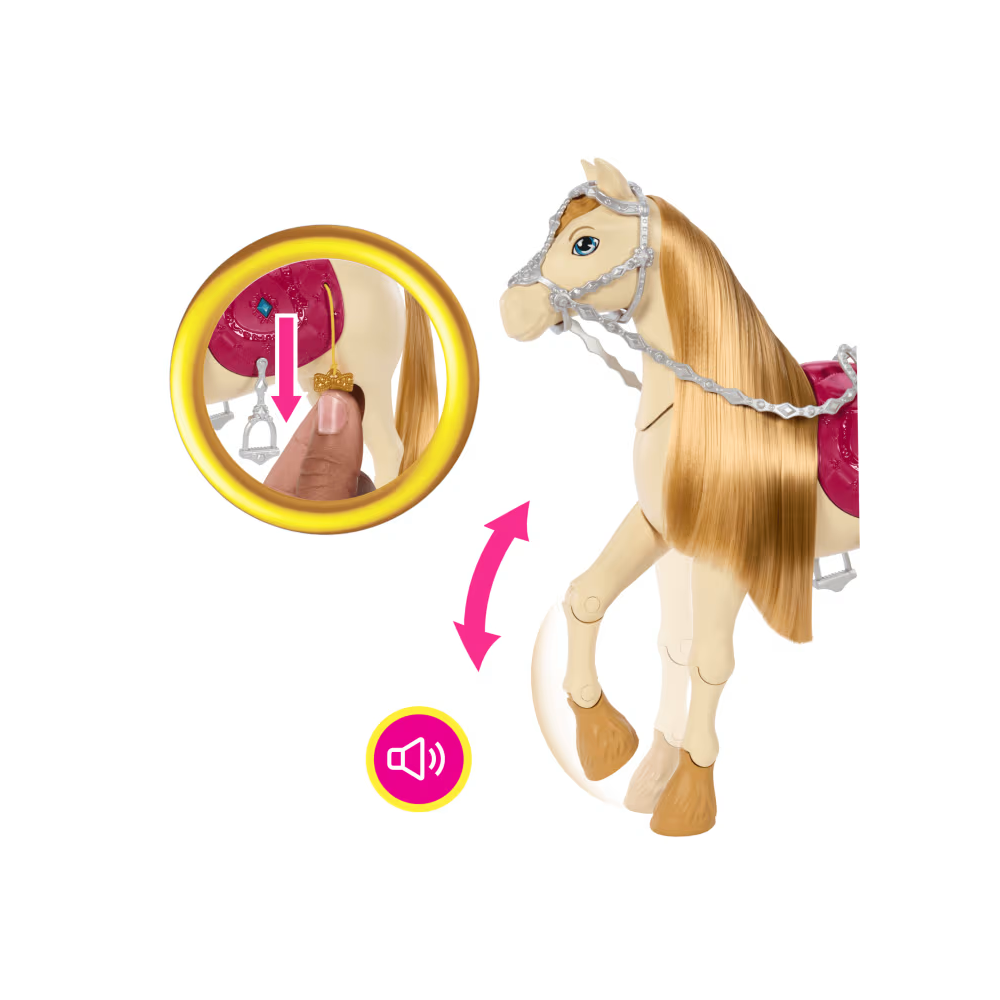 Foto 4 pulgar | Barbie La Gran Carrera De Caballos Mattel Hxj42