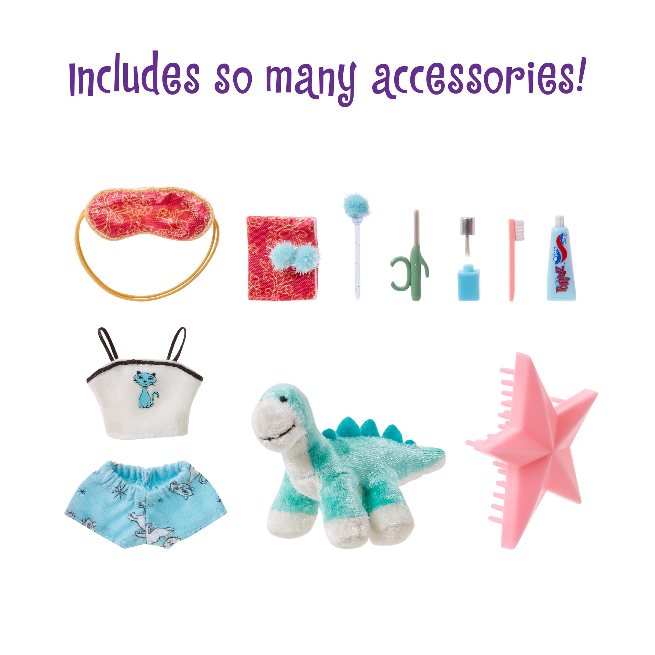 Foto 5 pulgar | Muñeca Bratz Slumber Party Jade con Accesorios-Venta Internacional