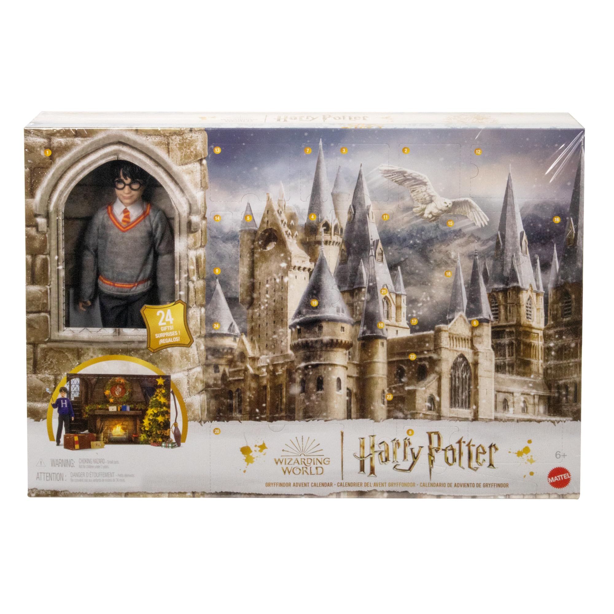 Muñeca Calendario De Adviento De Harry Potter Y Gryffindor De Toy Mattel - Venta Internacional.