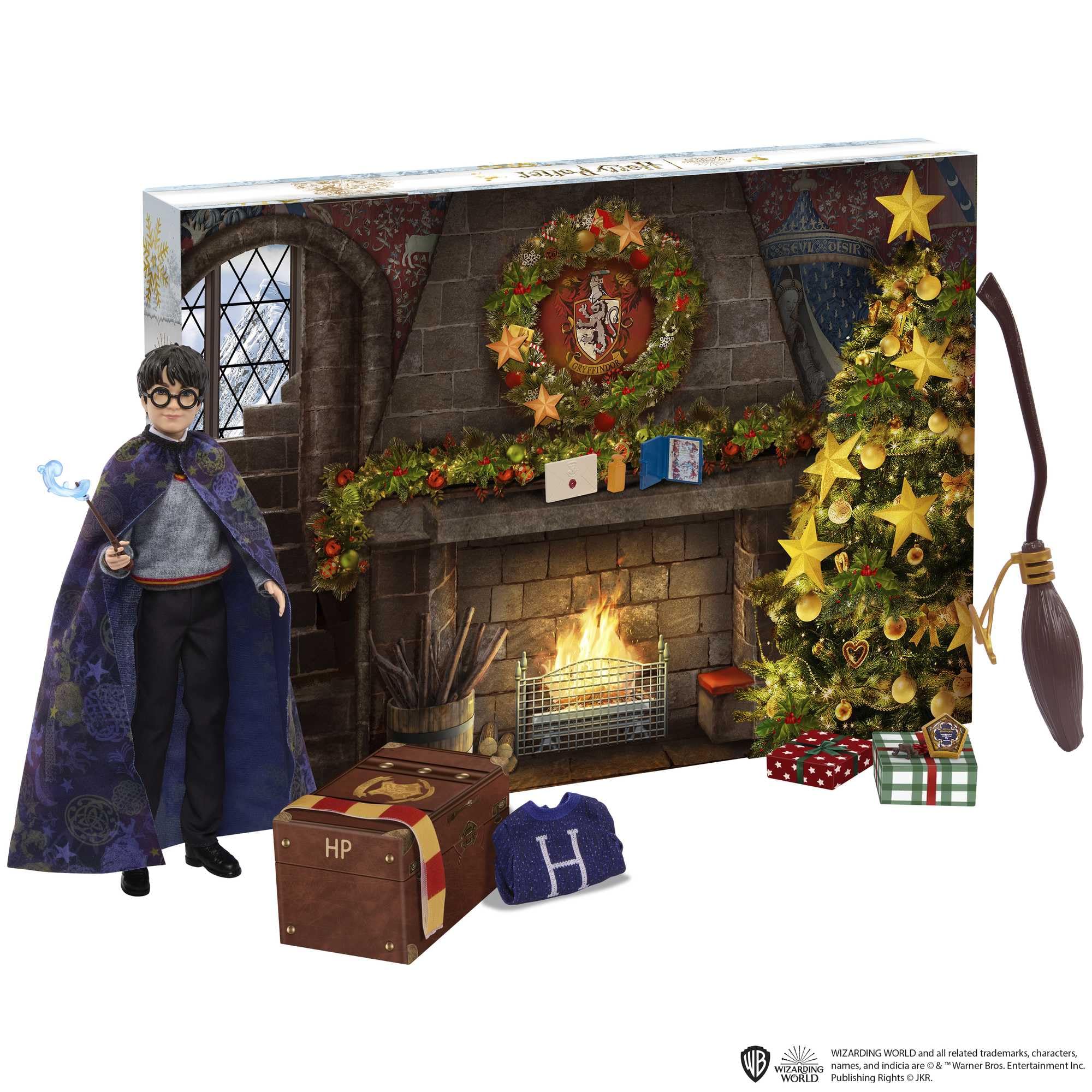Foto 3 pulgar | Muñeca Calendario De Adviento De Harry Potter Y Gryffindor De Toy Mattel - Venta Internacional.