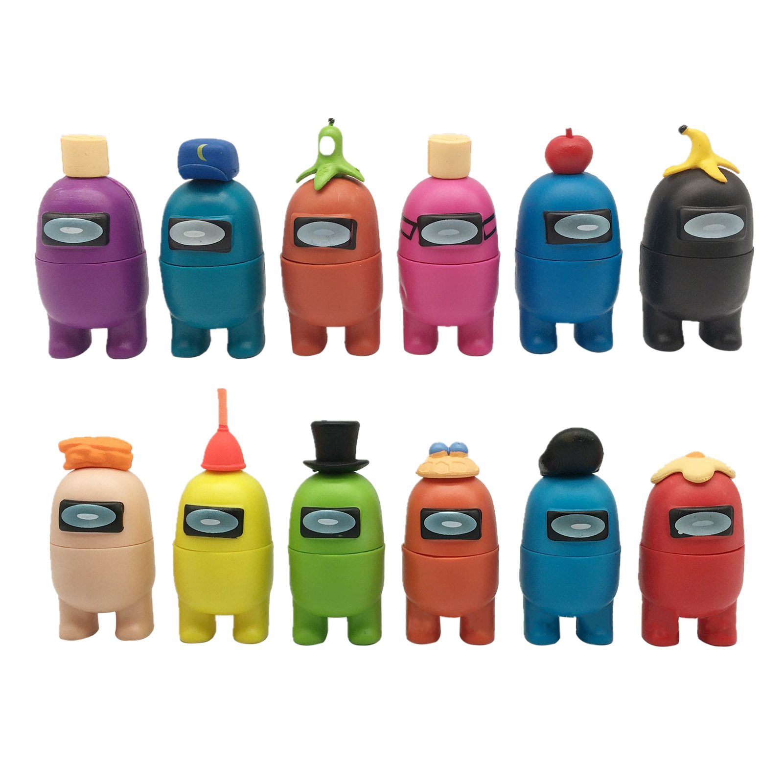 Foto 4 pulgar | Juego De Juguetes Among Us De Pvc, 12 Piezas, Para Niños, Regalo Y Decoración Del Hogar - Venta Internacional.