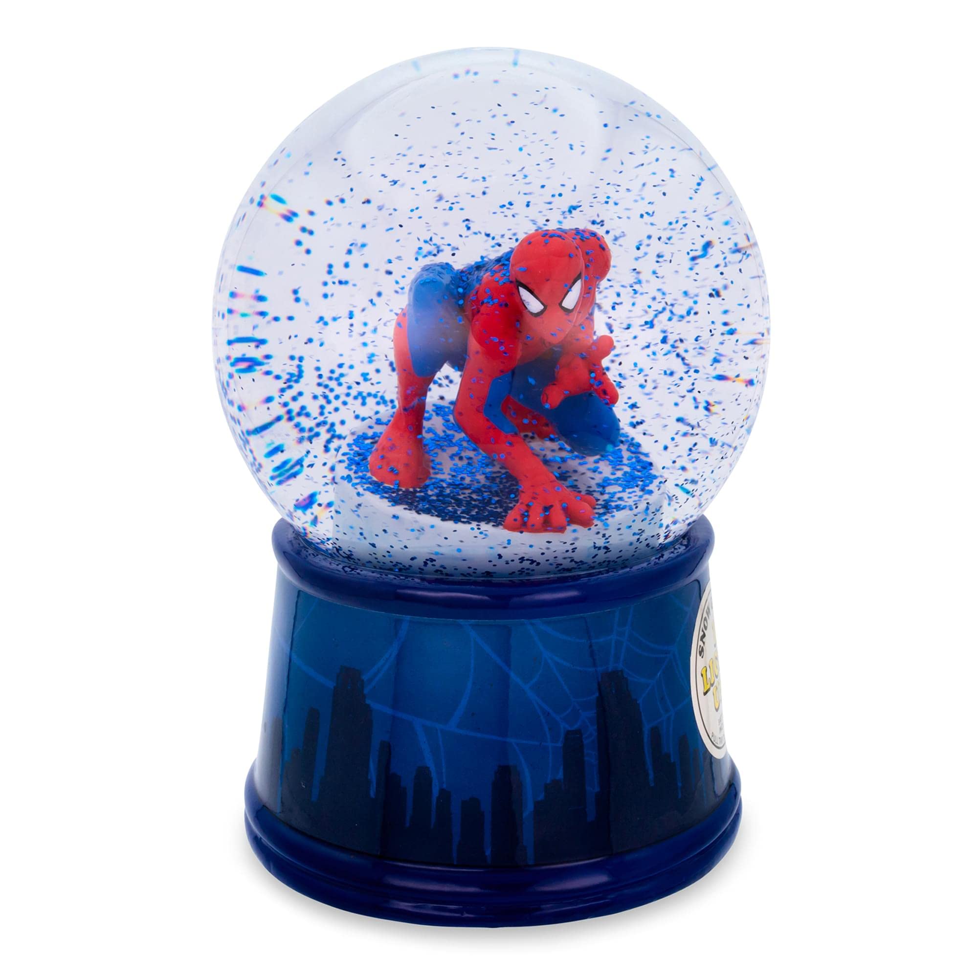 Bola De Nieve Coleccionable Marvel Spider-man New York Con Luz - Venta Internacional.