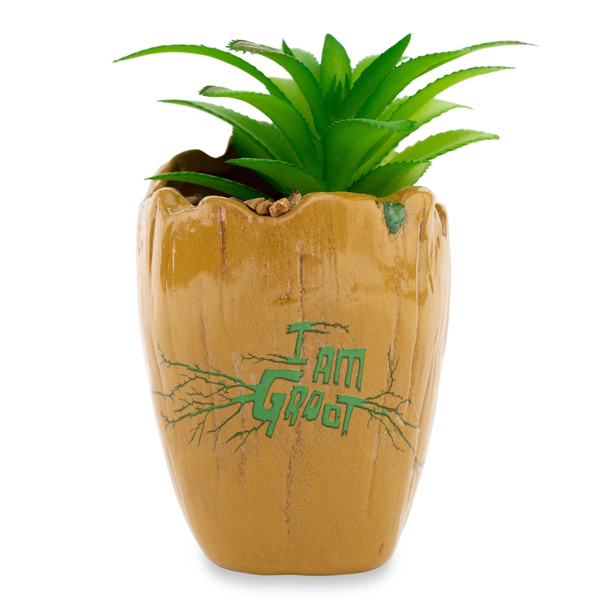 Foto 4 pulgar | Macetero Pequeño Plateado Buffalo Marvel Studios I Am Groot Ceramic - Venta Internacional.