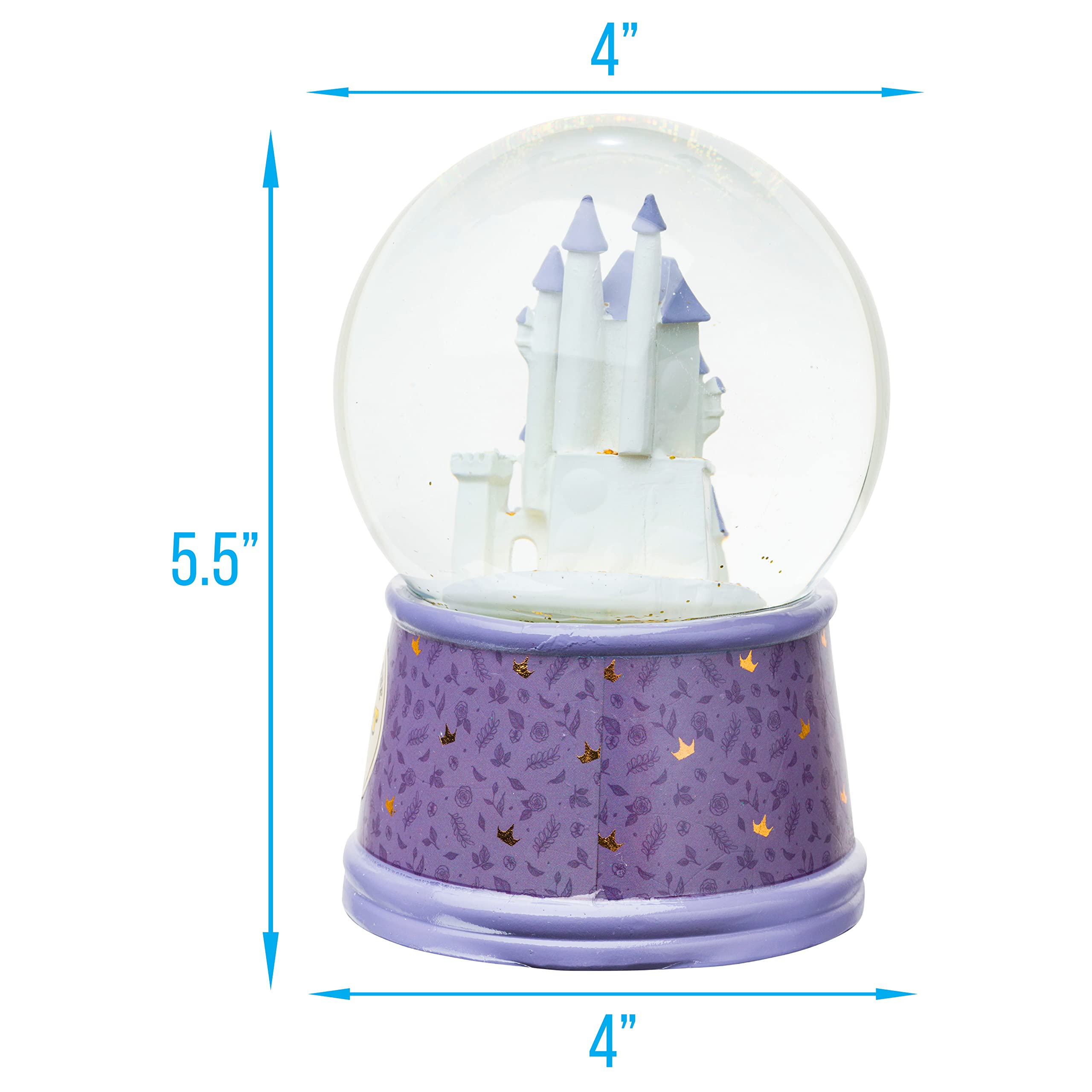 Foto 4 pulgar | Bola De Nieve Silver Buffalo Disney Princess Castle 100 Ml - Venta Internacional.