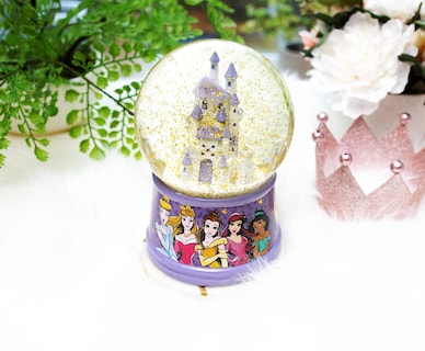 Foto 4 | Bola De Nieve Silver Buffalo Disney Princess Castle 100 Ml - Venta Internacional.