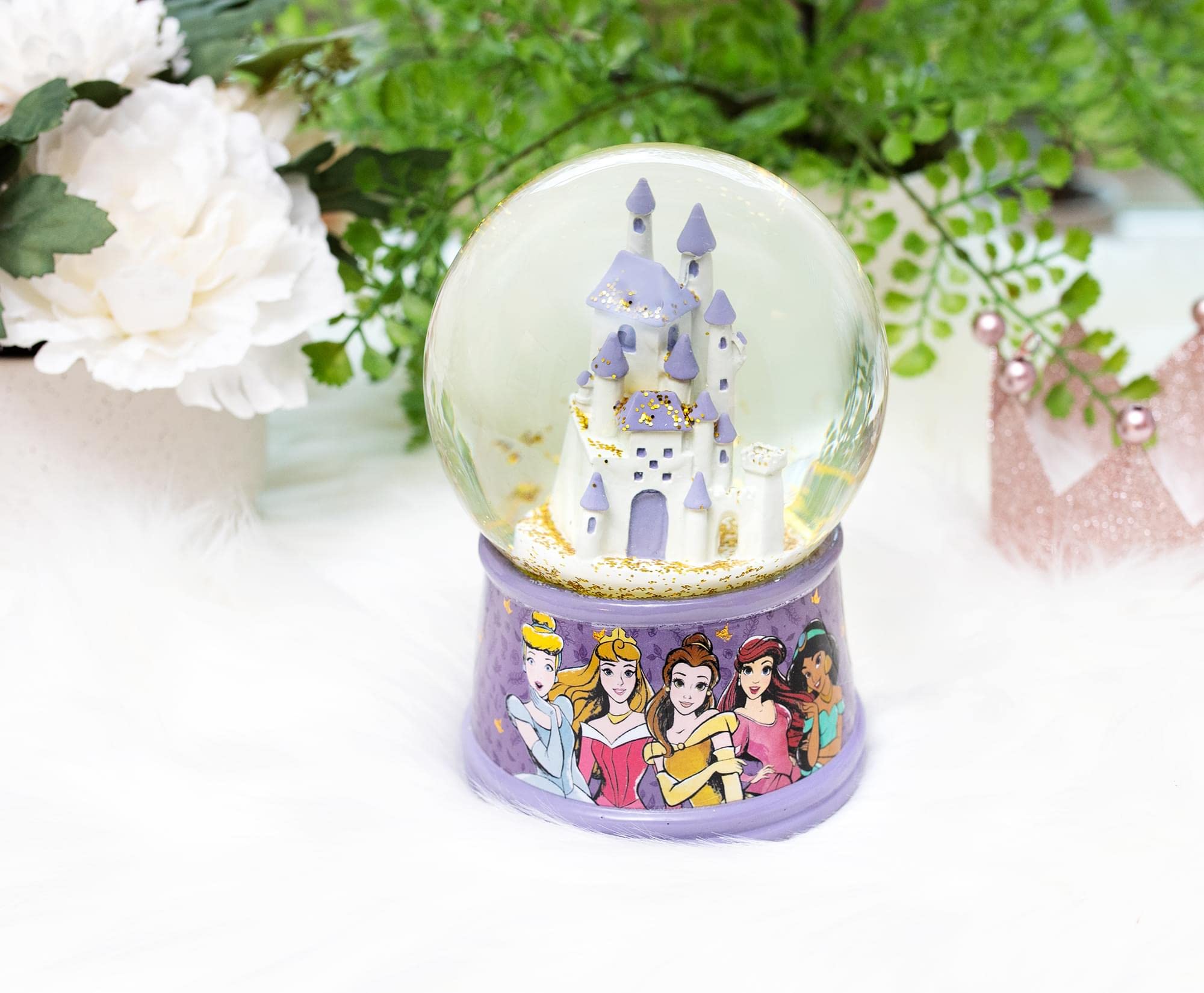 Foto 6 pulgar | Bola De Nieve Silver Buffalo Disney Princess Castle 100 Ml - Venta Internacional.