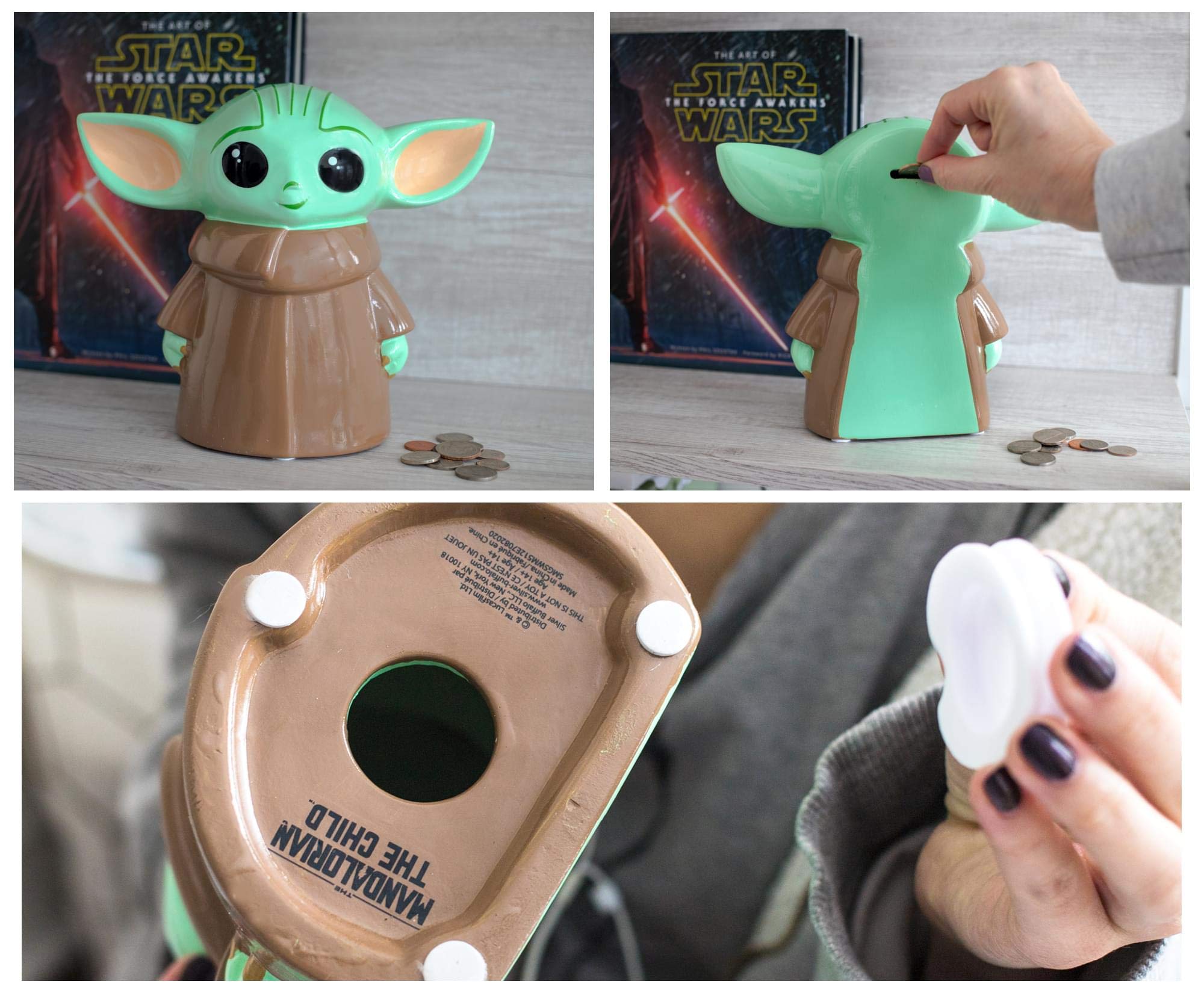 Foto 4 pulgar | Monedero De Cerámica De Plata The Mandalorian De Buffalo Star War - Venta Internacional.