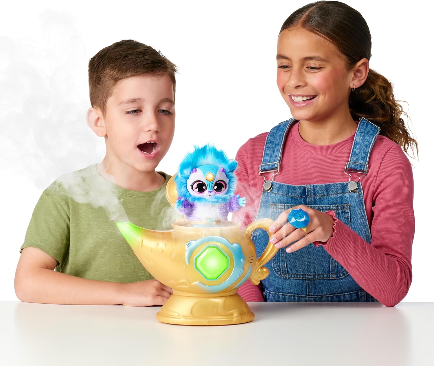 Foto 5 pulgar | Magic Mixies Lámpara Mágica Con Peluche Azul Interactivo