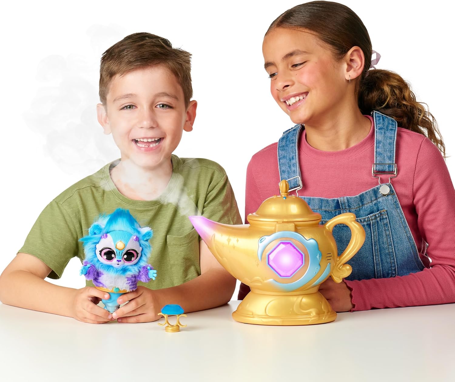 Foto 8 pulgar | Magic Mixies Lámpara Mágica Con Peluche Azul Interactivo