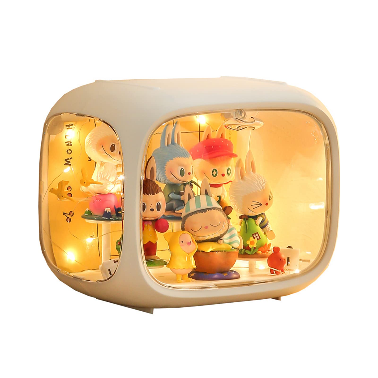 Foto 2 pulgar | Vitrina Wmm Para Figuras Con Soporte Ajustable Con Luz - Venta Internacional.