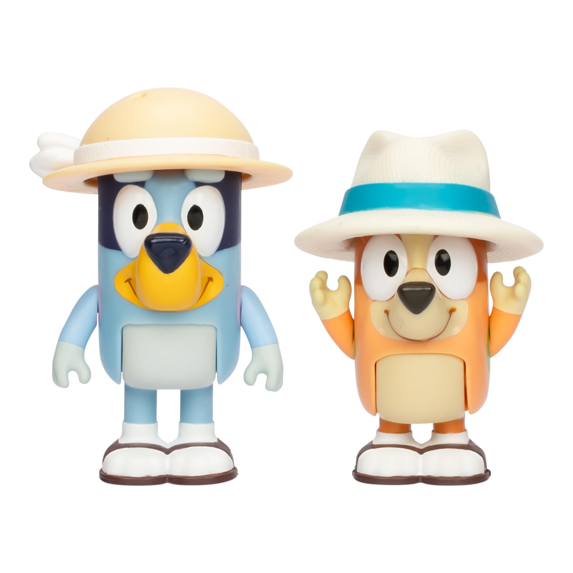 Foto 3 | Pack De 2 Figuras Bluey On Holiday Con Accesorios De 6,35 Cm Para Niños - Venta Internacional.