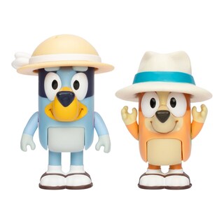 Foto 3 | Pack De 2 Figuras Bluey On Holiday Con Accesorios De 6,35 Cm Para Niños - Venta Internacional.