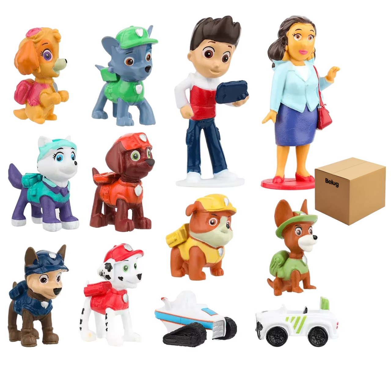 Foto 2 pulgar | Juego De Paw Patrol Para Niños 12 Pcs Decoración De Tartas Multicolor Belug