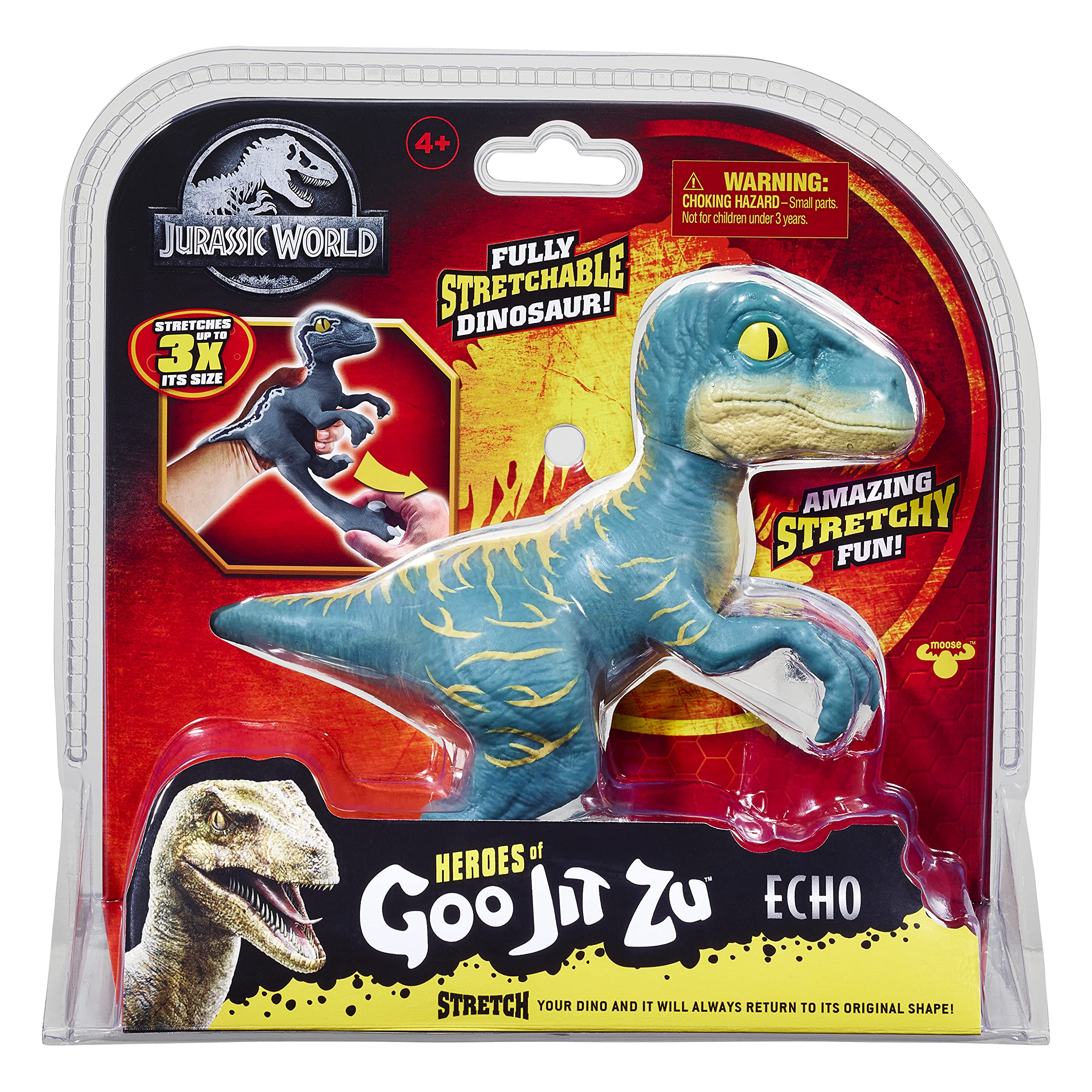 Foto 3 pulgar | Figura De Acción Heroes Of Goo Jit Zu Jurassic World Echo - Venta Internacional.