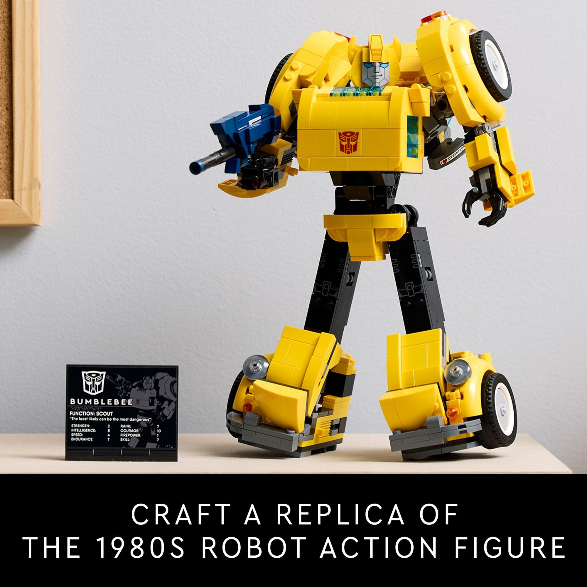 Foto 4 pulgar | Figura De Acción Lego Icons Transformers Bumblebee 10338 - Venta Internacional.