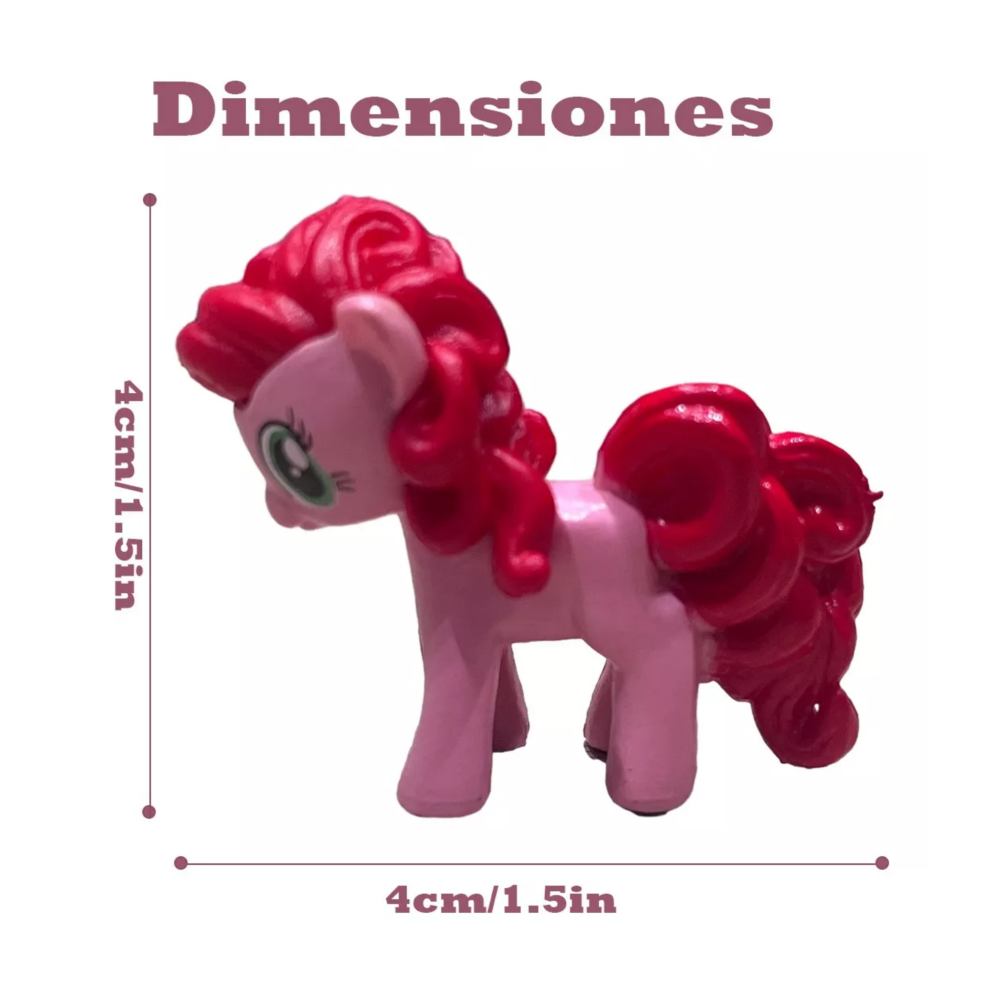 Foto 3 pulgar | My Little Pony Set De Para Niños Mini Juguete 12 Piezas Multicolor, Belug