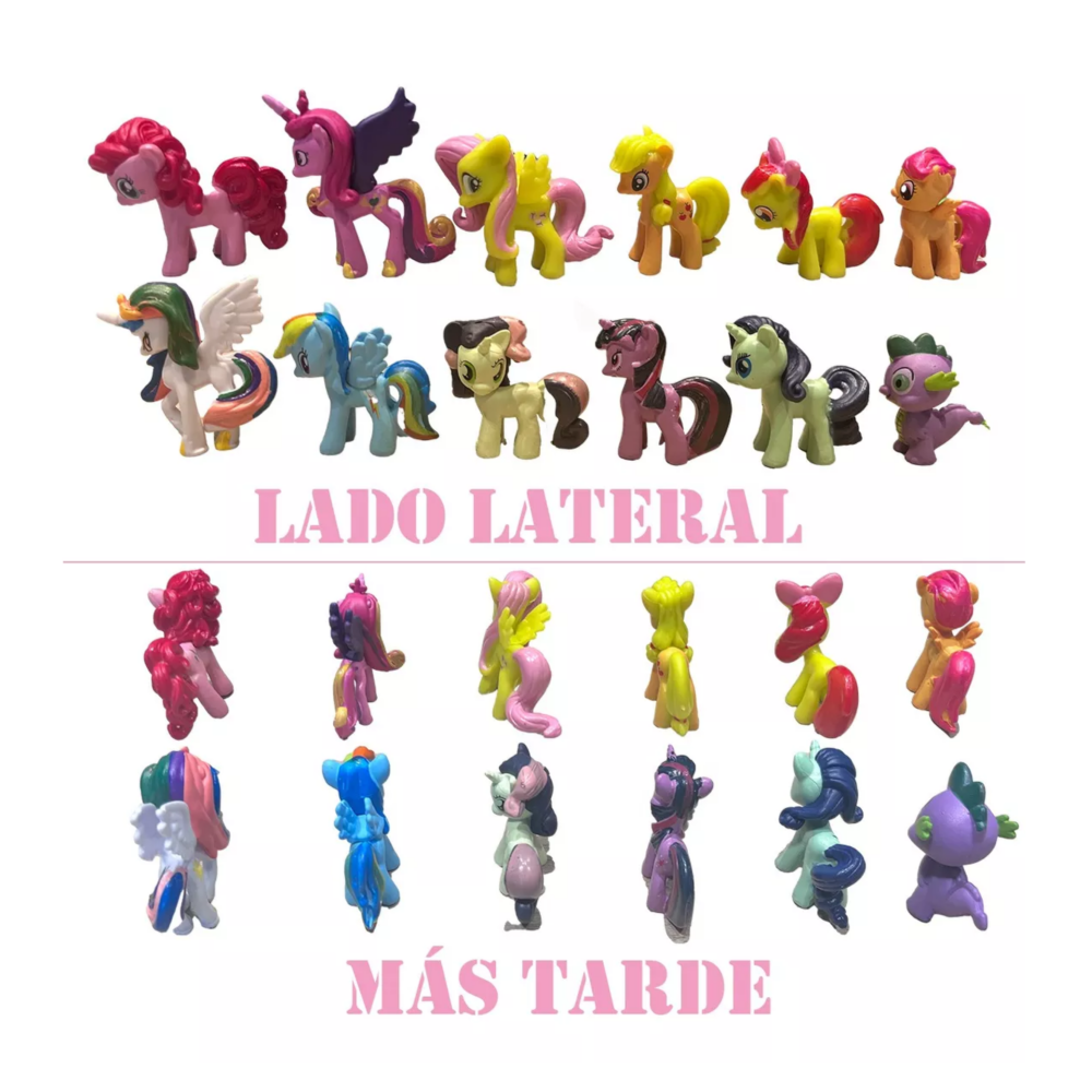 Foto 5 pulgar | My Little Pony Set De Para Niños Mini Juguete 12 Piezas Multicolor, Belug