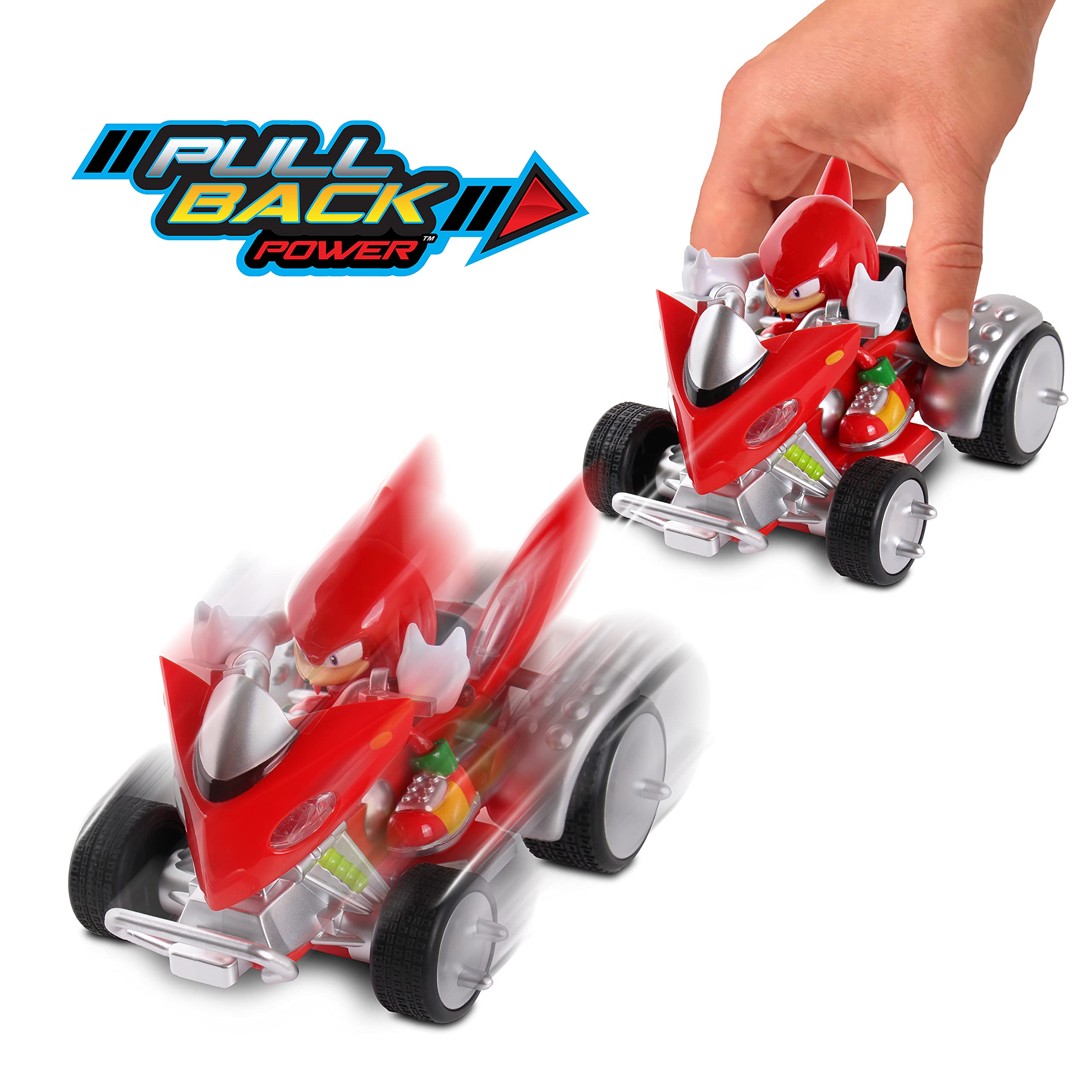 Foto 2 | Juguete Retráctiles Nkok Sonic & Sega All-stars Racing Knuckles - Venta Internacional.