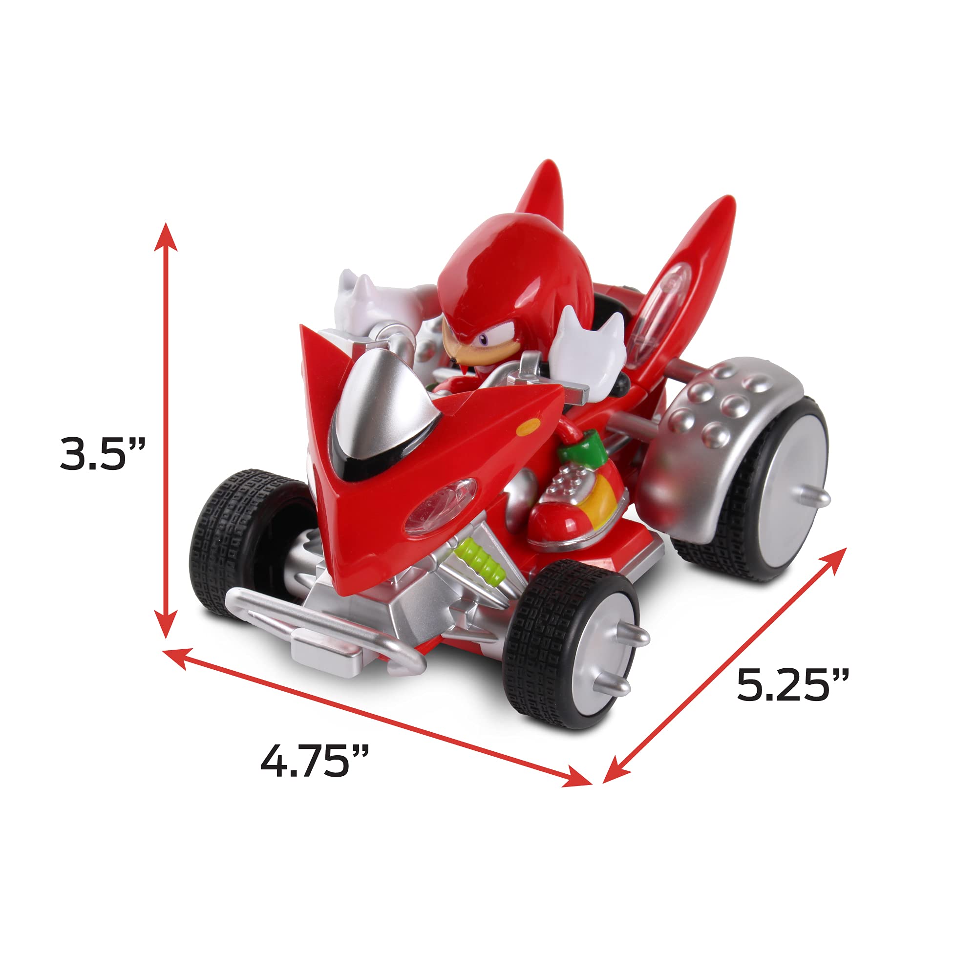 Foto 4 pulgar | Juguete Retráctiles Nkok Sonic & Sega All-stars Racing Knuckles - Venta Internacional.