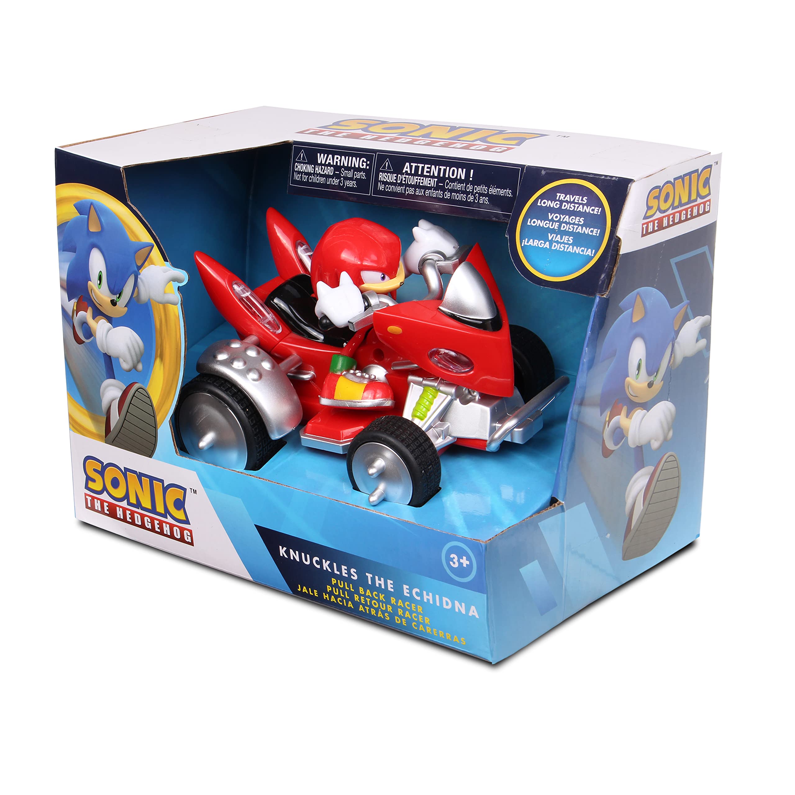 Foto 5 pulgar | Juguete Retráctiles Nkok Sonic & Sega All-stars Racing Knuckles - Venta Internacional.
