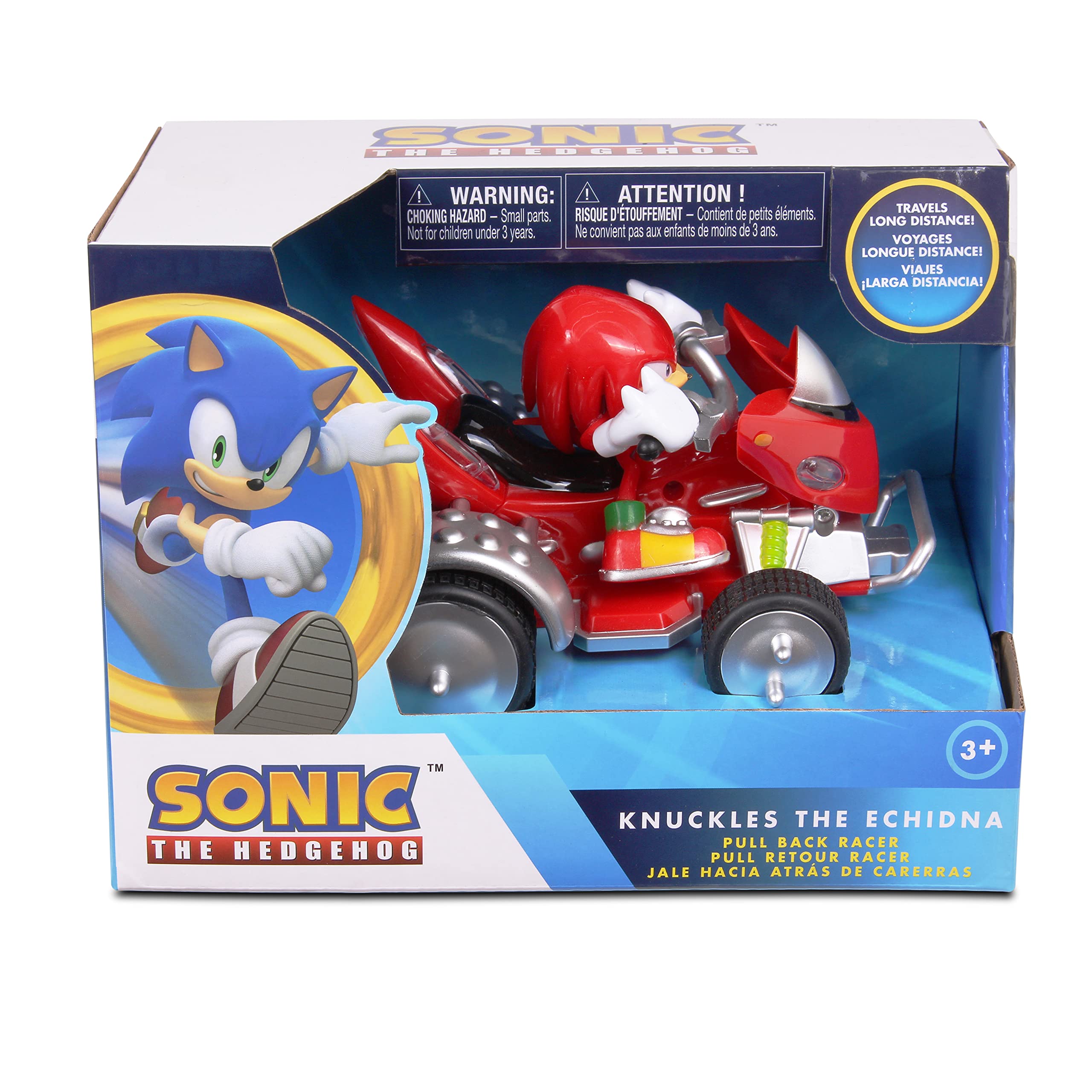 Foto 7 pulgar | Juguete Retráctiles Nkok Sonic & Sega All-stars Racing Knuckles - Venta Internacional.
