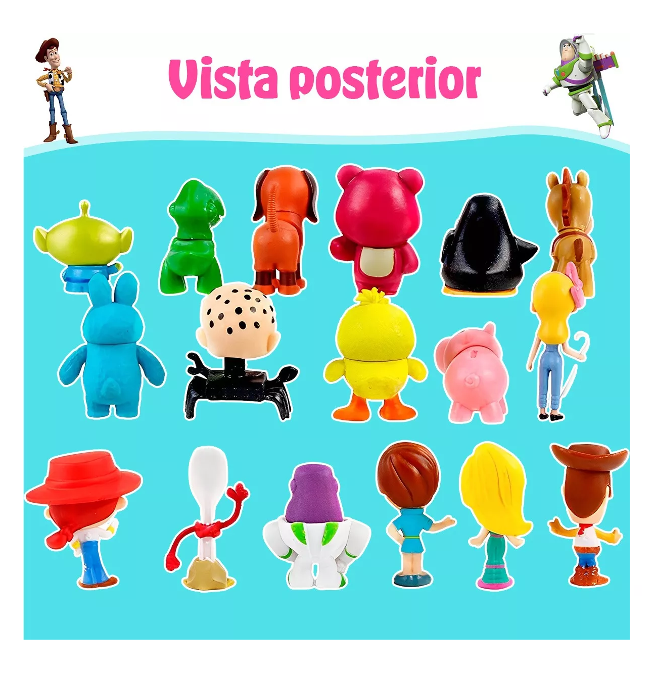 Foto 4 pulgar | Juguetes Toy Story Coleccion 17 Pzas Mini Buzz Woody Colores