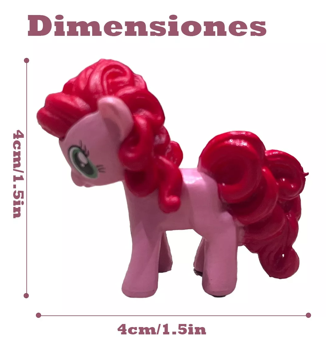 Foto 3 pulgar | Mini Figuras De Juguete My Little Pony Set Para Niños 12 Piezas Multicolor