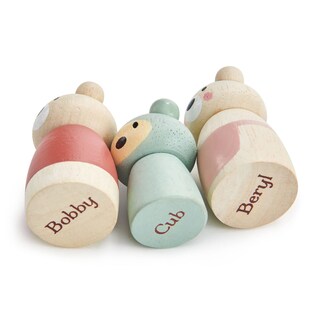 Foto 2 | Figuras de Madera Tender Leaf Toys Osos 3 Piezas - Venta Internacional