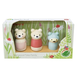 Foto 3 | Figuras de Madera Tender Leaf Toys Osos 3 Piezas - Venta Internacional