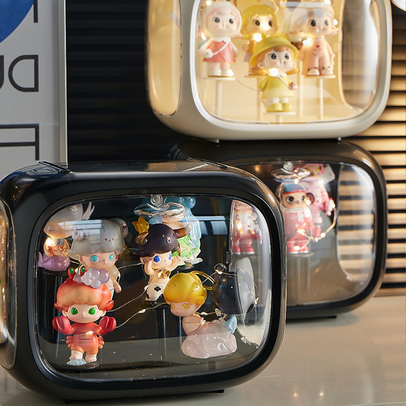 Foto 2 | Vitrina Wmm Para Figuras Con Soporte Ajustable Con Luz - Venta Internacional.