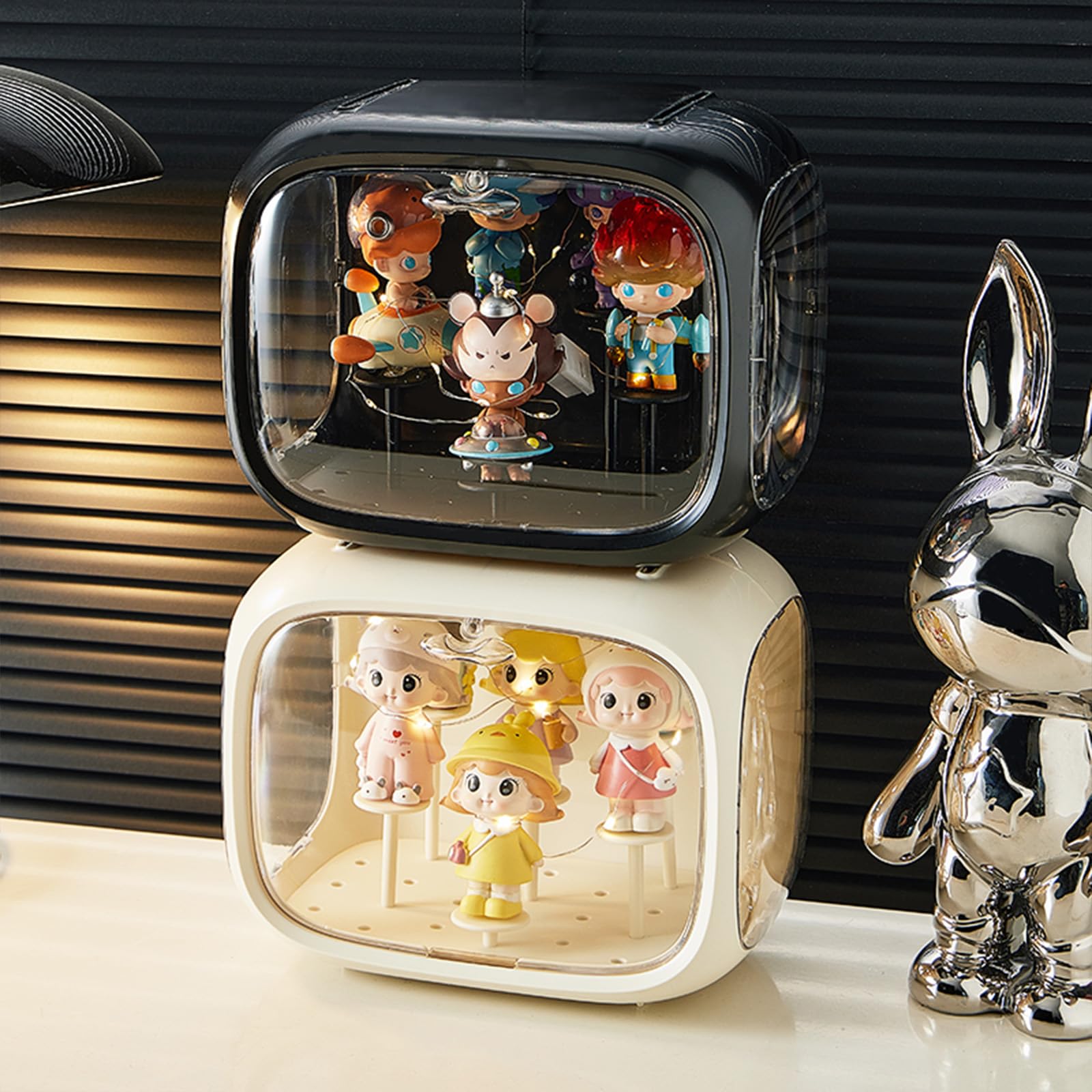 Foto 6 pulgar | Vitrina Wmm Para Figuras Con Soporte Ajustable Con Luz - Venta Internacional.