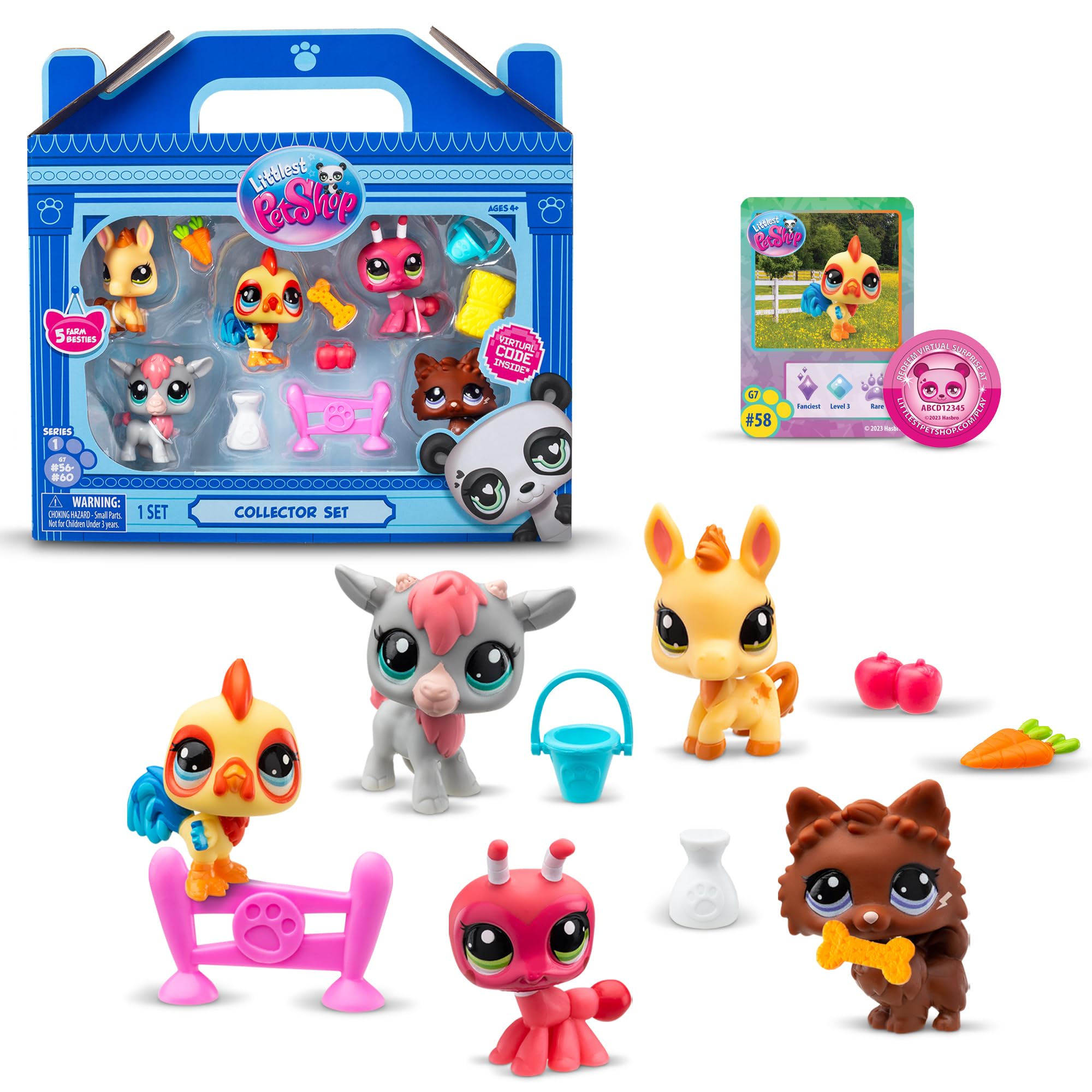 Set De Coleccionista Toy Littlest Pet Shop Farm Besties Gen 7 - Venta Internacional.
