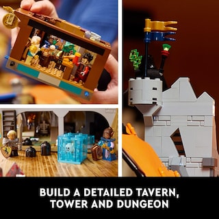 Foto 3 | Set De Construcción Lego Ideas Dungeons & Dragons Red Dragon Tale - Venta Internacional.