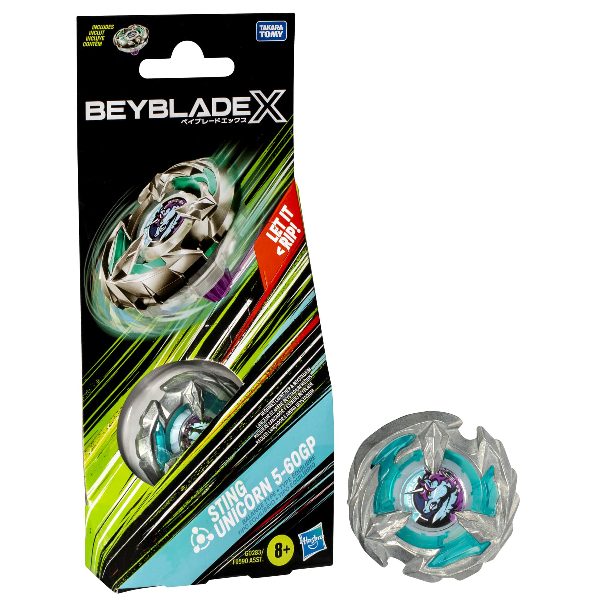 Foto 2 pulgar | Set Booster Pack Beyblade X Sting Unicorn 5-60gp Balance - Venta Internacional.