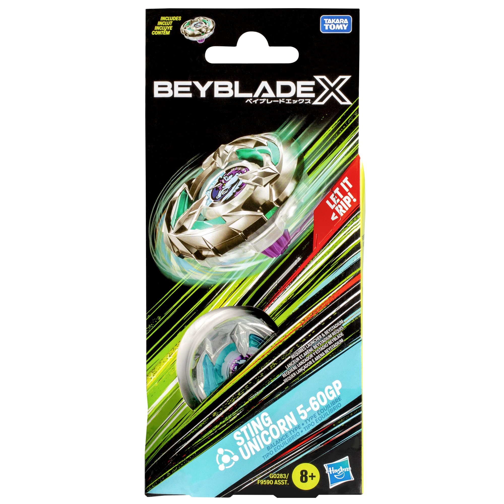 Foto 4 pulgar | Set Booster Pack Beyblade X Sting Unicorn 5-60gp Balance - Venta Internacional.