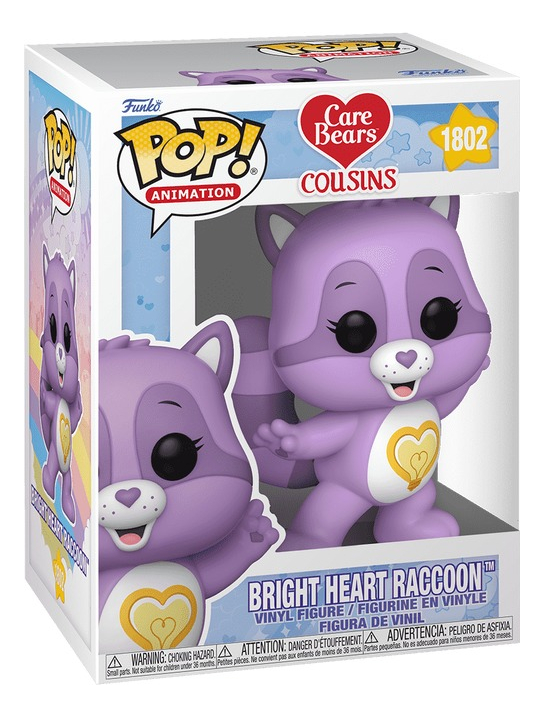 Foto 2 pulgar | Figura Funko Pop Care Bear Cousins Bright Heart Raccoon 1802