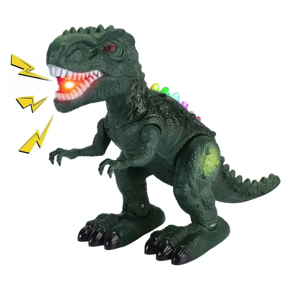 Foto 2 | Dinosaurio Rex De Juguete Con Luces Y Sonido Lab.g Verde