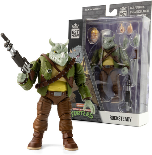 Foto 2 pulgar | Bst Axn Tmnt W3 Rocksteady 5in Figura De Acción