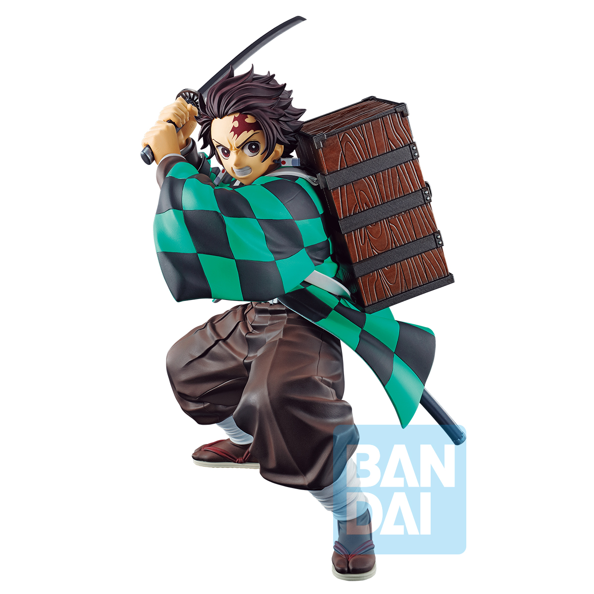 Foto 2 pulgar | Ichibansho Figure Demon Slayer Tanjiro Kamado (the City Where Demons Dwell)