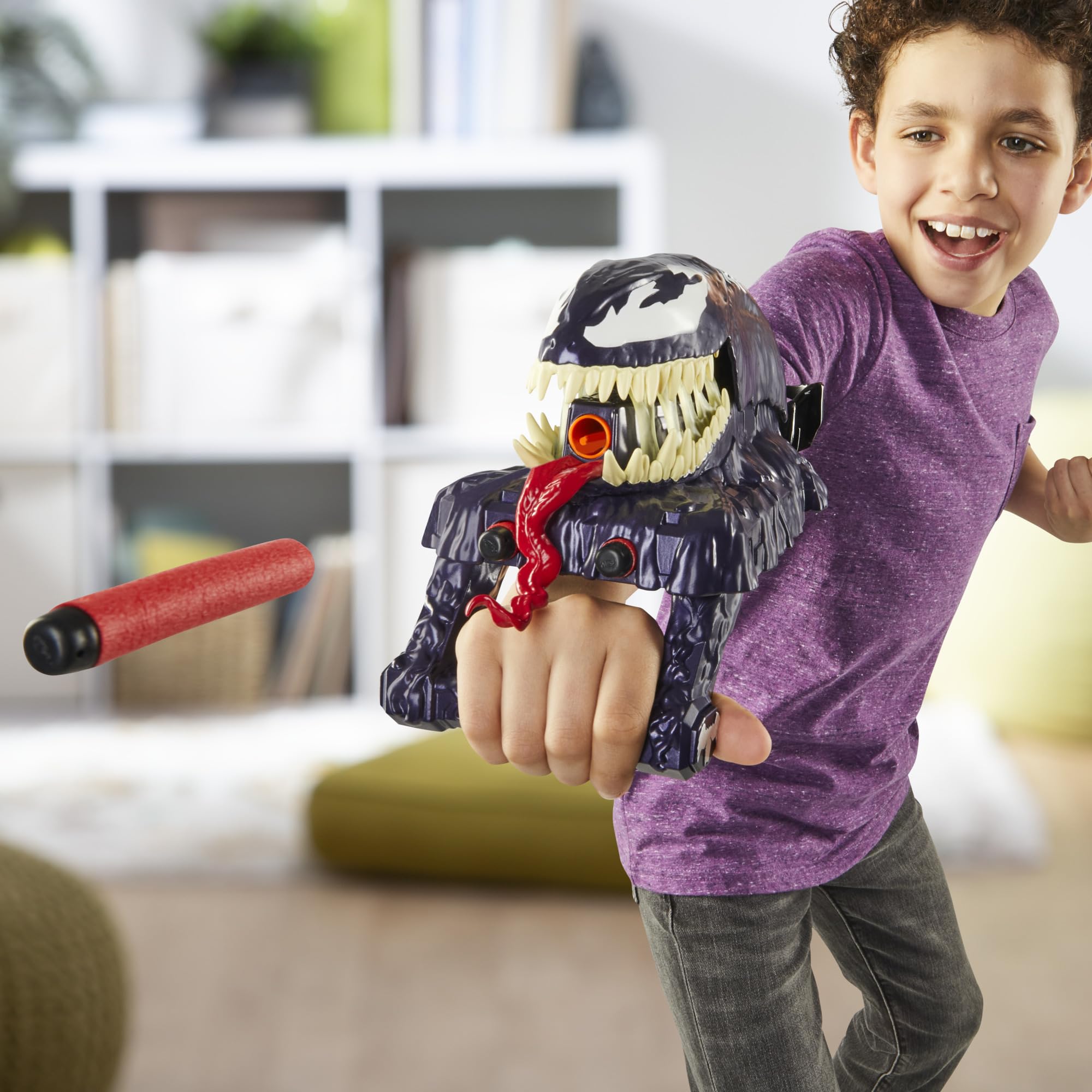 Foto 7 pulgar | Marvel Spider-man Venomversus Marvel's Venom Strike Blaster, Juguete Nerf Spider-man, Juguetes De Su - Venta Internac