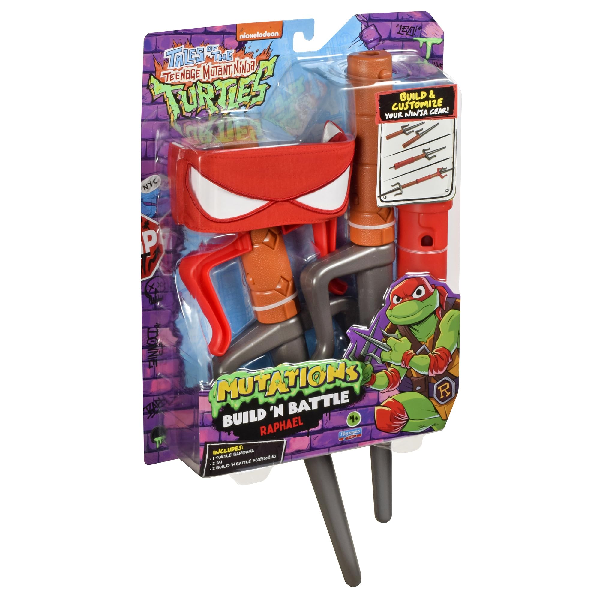 Foto 3 pulgar | Set De Juego De Rol Teenage Mutant Ninja Turtles Raphael - Venta Internacional.