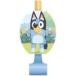 Foto 2 | Paquete De Artículos Para Fiestas Bluey Birthday Con 16 Reventones - Venta Internacional.
