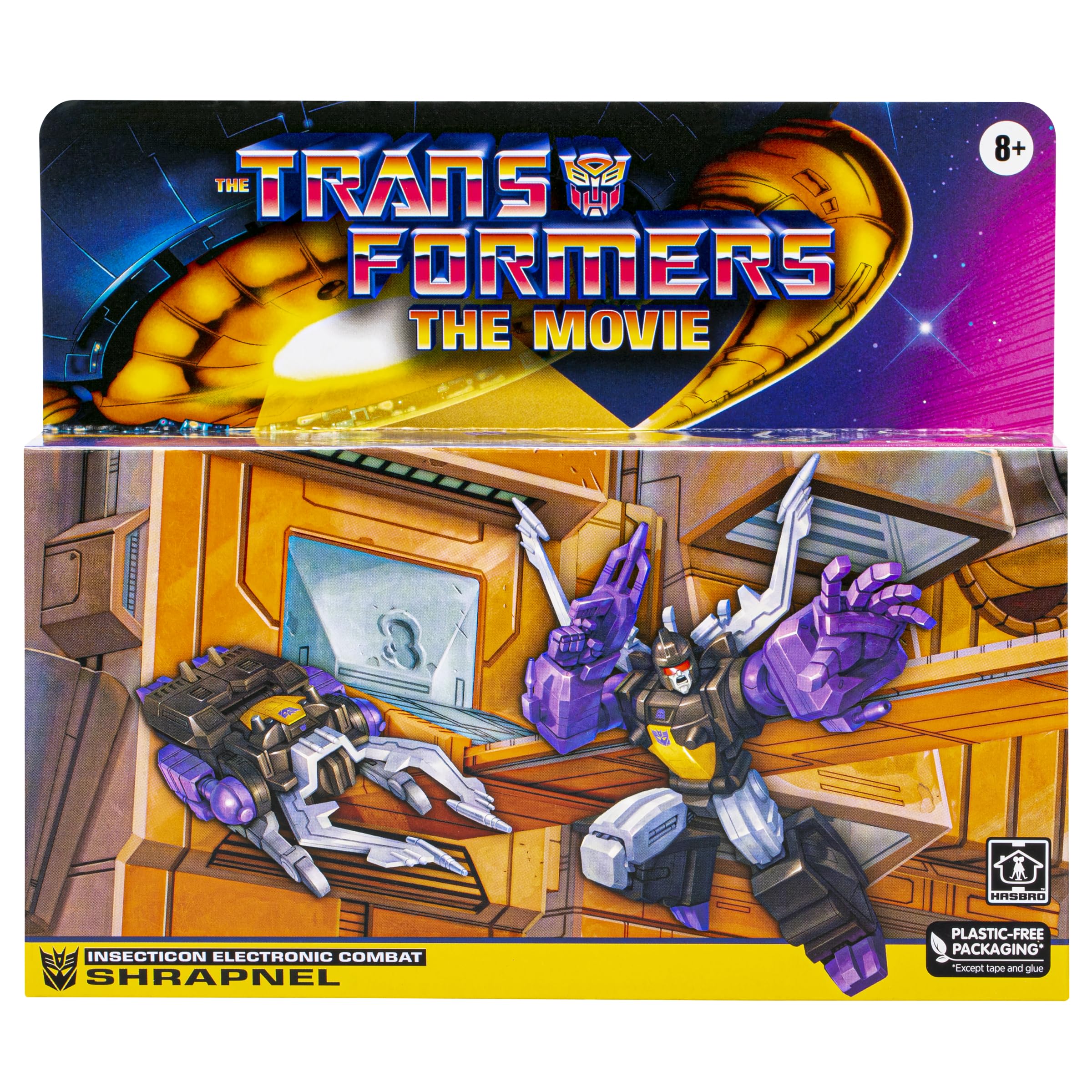 Foto 4 | Figura De Acción Hasbro Collectibles Transformers Retro Shrapnel - Venta Internacional.