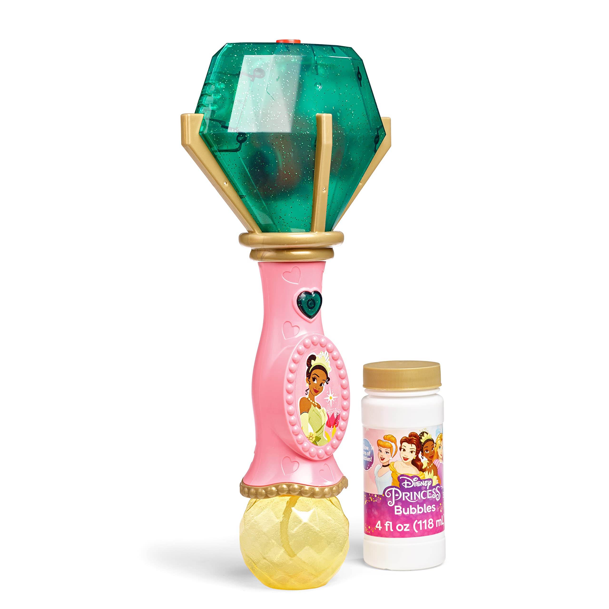 Foto 4 pulgar | Bubble Wand Para Niños Pequeños, Princesa De Disney, Tiana, Con Luz Y Sonido - Venta Internacional.