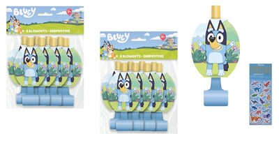 Foto 1 | Paquete De Artículos De Fiesta Bluey Dog Birthday Con 16 Reventones - Venta Internacional.
