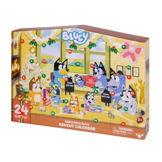 Foto 3 | Calendario De Adviento Bluey Christmas Swim Con Figuras Y Accesorios - Venta Internacional.