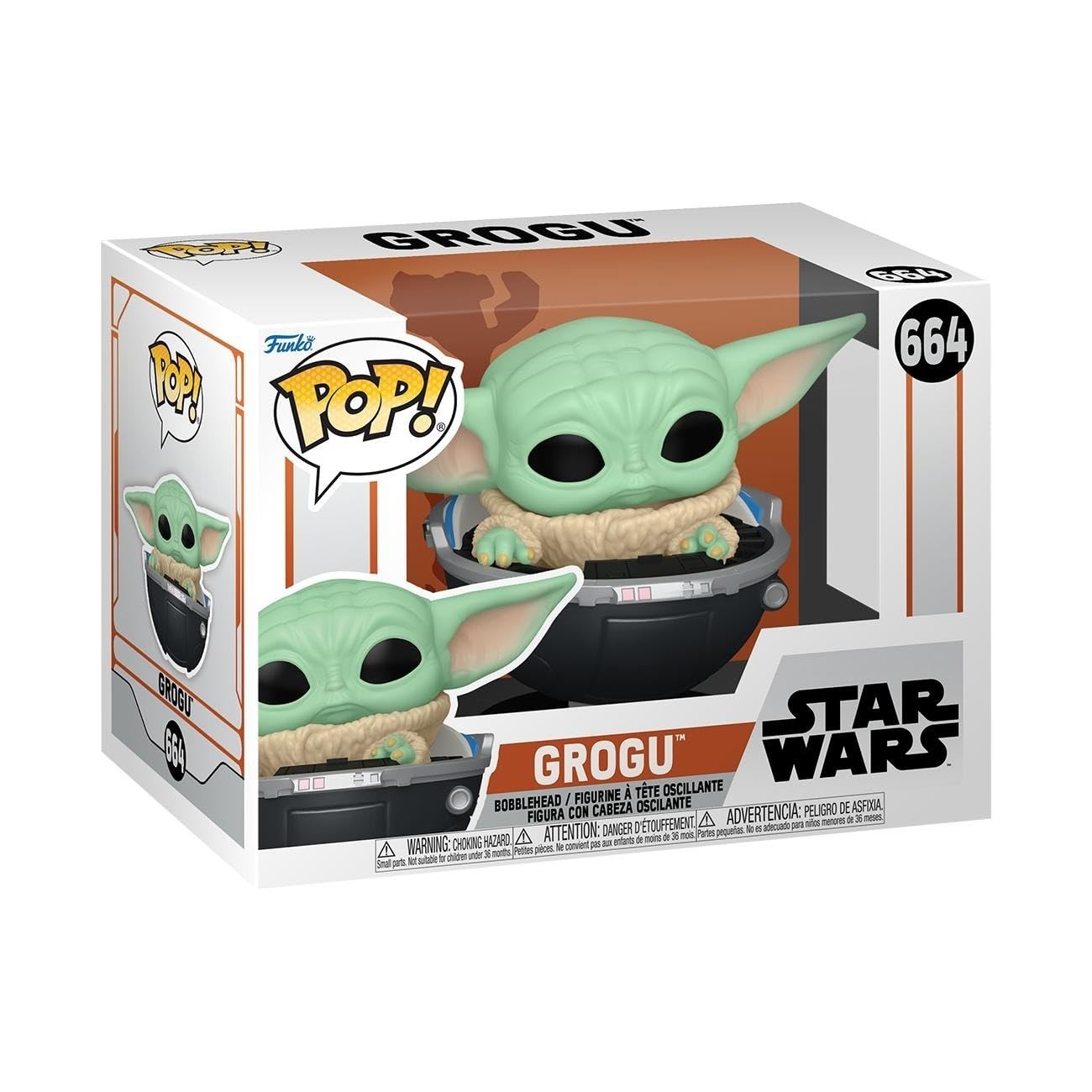 Foto 2 pulgar | Figura De Acción Funko Pop! Star Wars: El Grogu Mandaloriano - Venta Internacional.