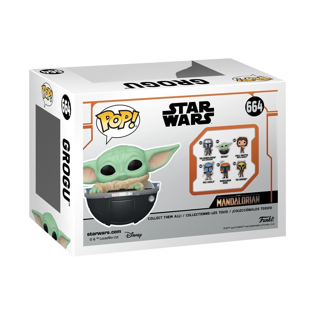 Foto 4 pulgar | Figura De Acción Funko Pop! Star Wars: El Grogu Mandaloriano - Venta Internacional.