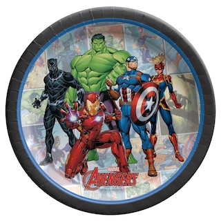 Foto 1 | Platos De Fiesta Amscan Marvel Avengers Powers Unite 7 (paquete De 8) - Venta Internacional.