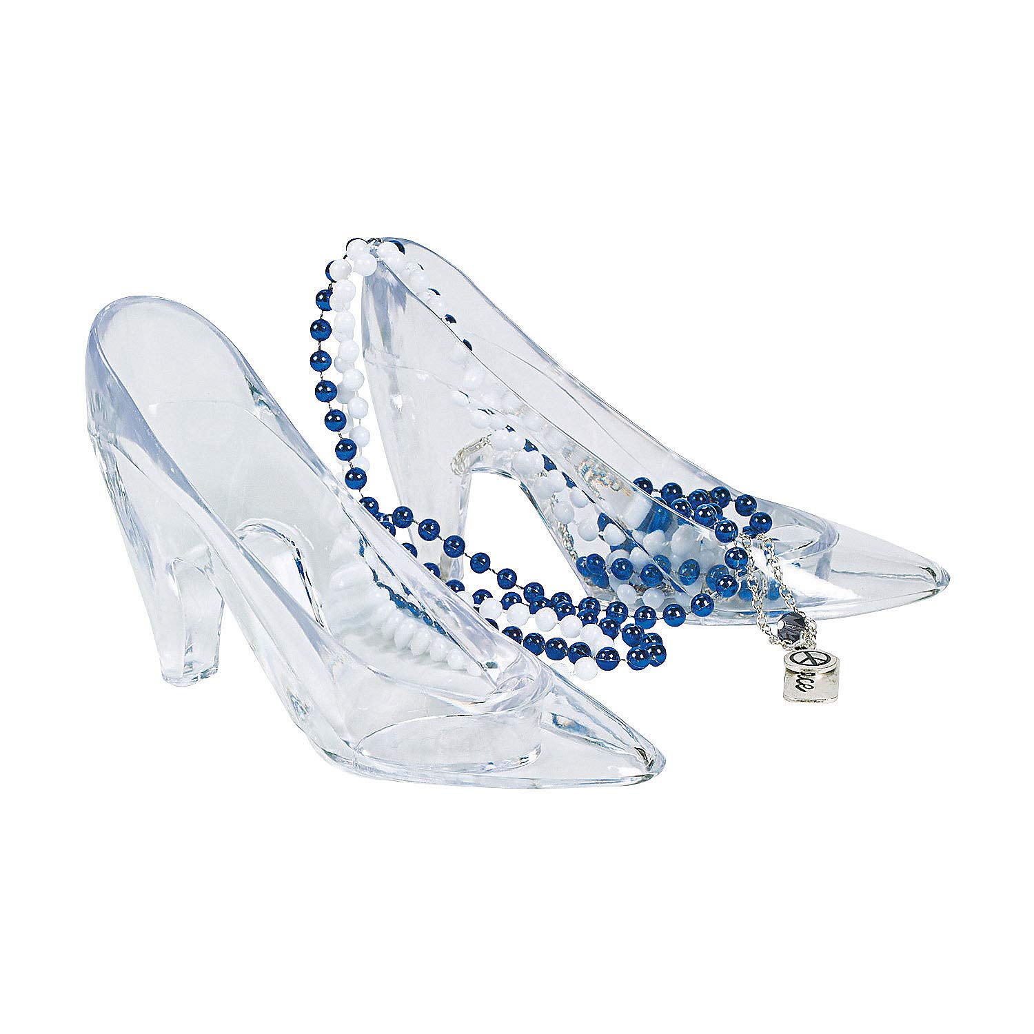 Foto 2 pulgar | Zapatillas De Cristal Fun Express Cinderella, Juego De 6 - Venta Internacional.